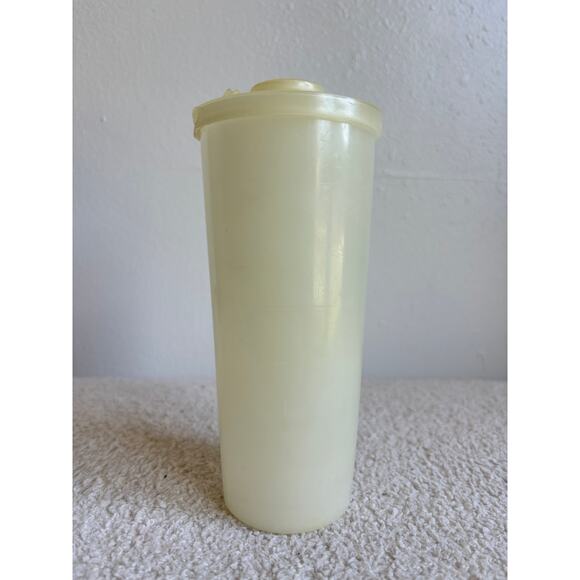 Vintage‎ 1954 Tupperware White #107 Tumbler #307 Pouring Lid & #207 Snap Cap - Picture 2 of 6